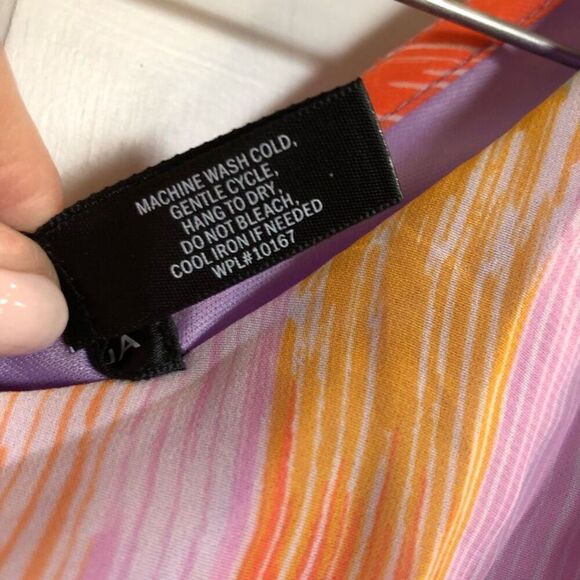 AQUA - NWT - 🎉3 X HP🎉 L Sz Small One-Shoulder Spring Print Midi Dress. ADORBS! - Picture 15 of 16